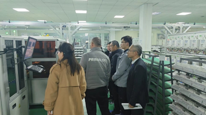 240302 河南电力局领导参观生产车间乐鱼leyu(中国)稿图2